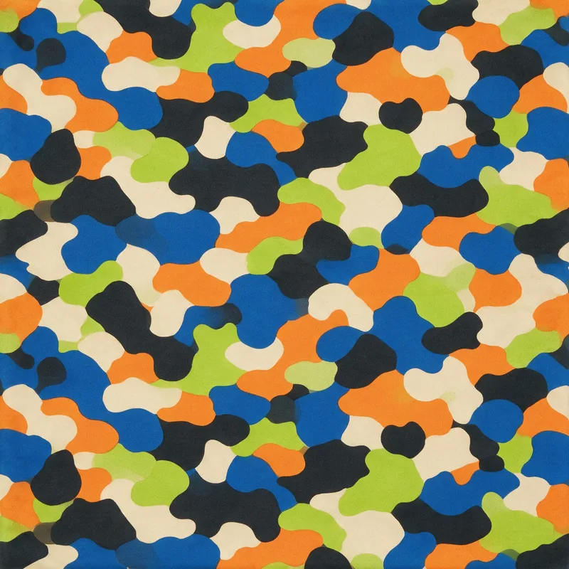Camouflage print reference image