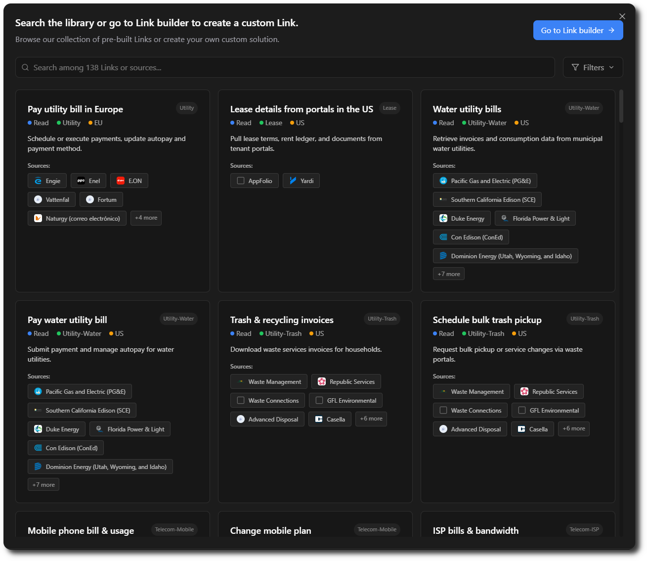 Link Details Library