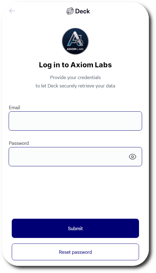 Auth SDK - View 2
