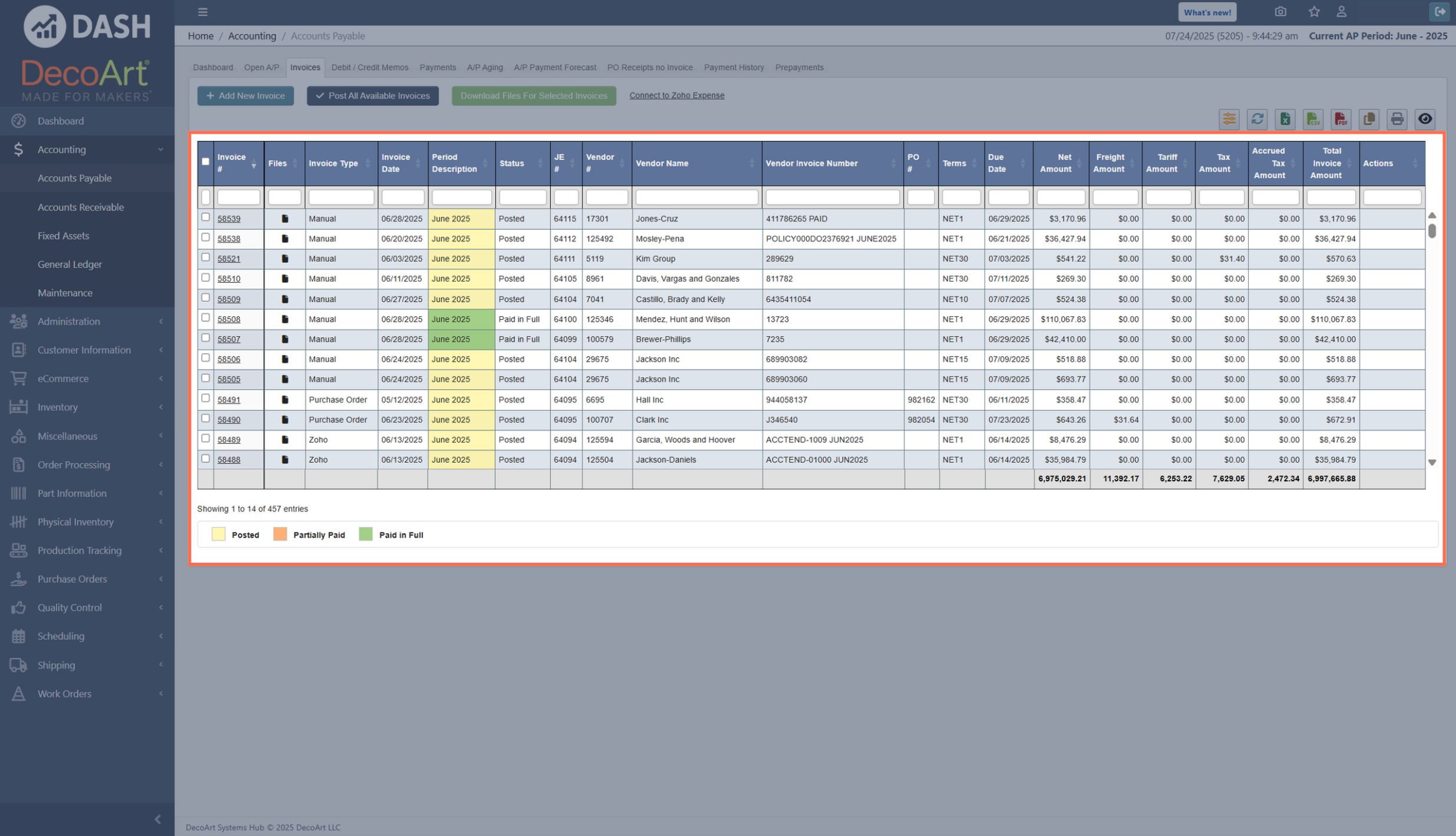 Dash Submodule Dashboard