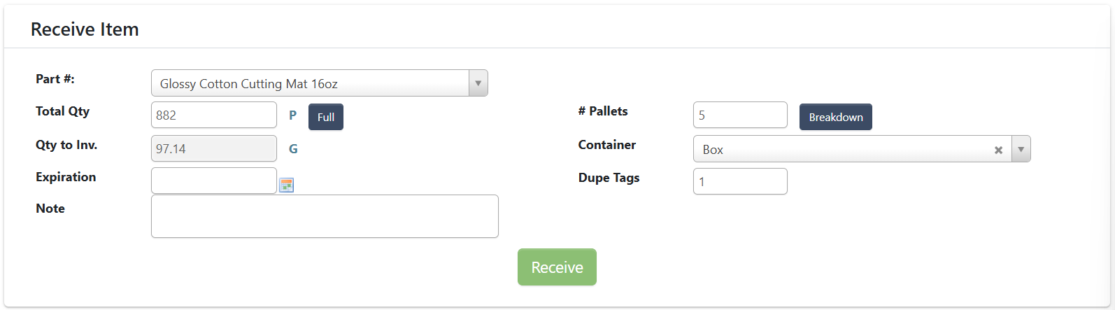 Configure Tag Printing