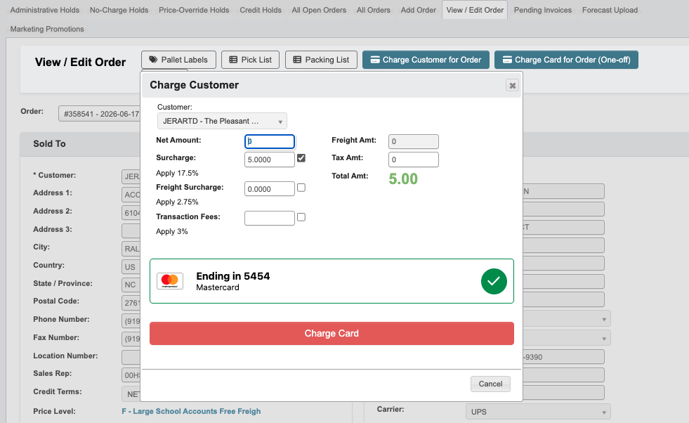 Charge Order Fields