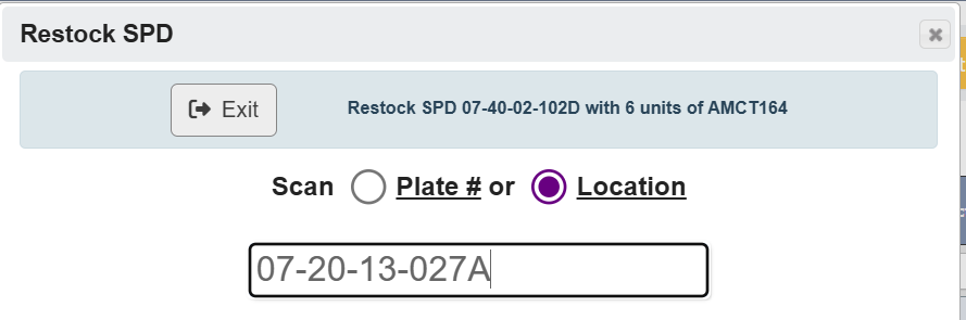 Replenish SPD Search