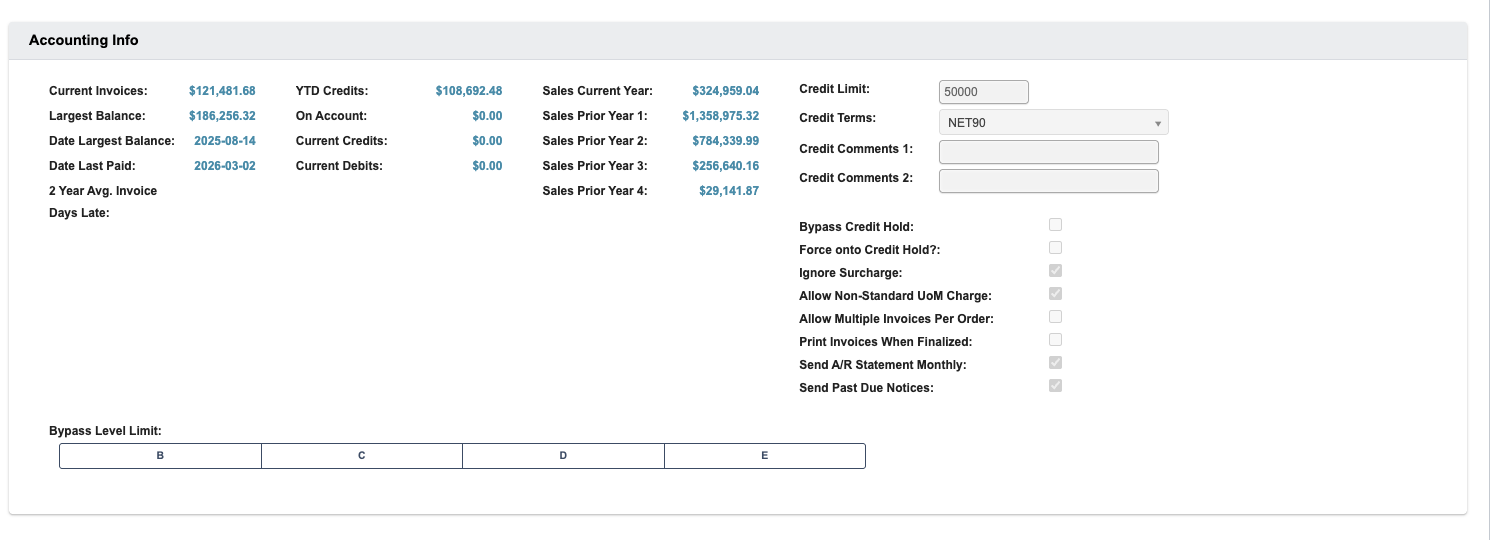 Accounting Info