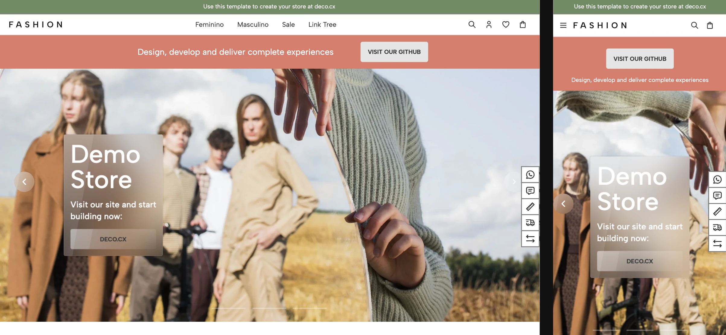 Picture component as a banner image