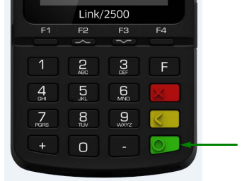 Link/2500 green button