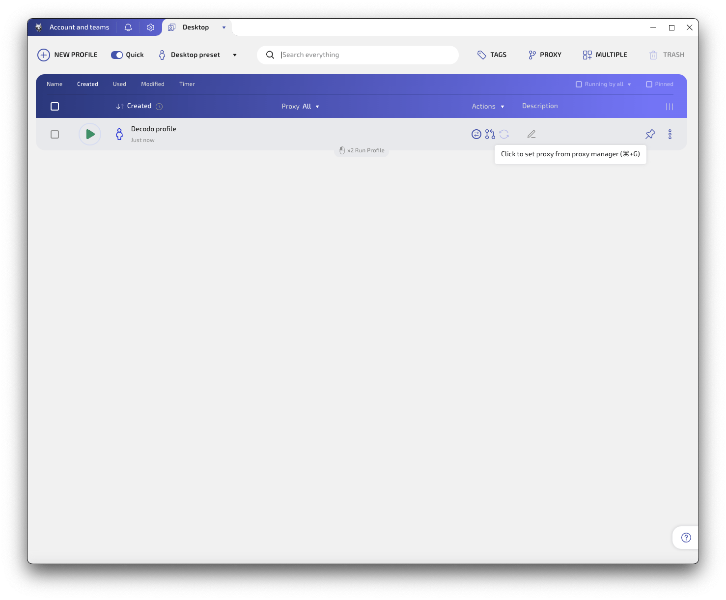 Wade X Set Proxy From Proxy Manager