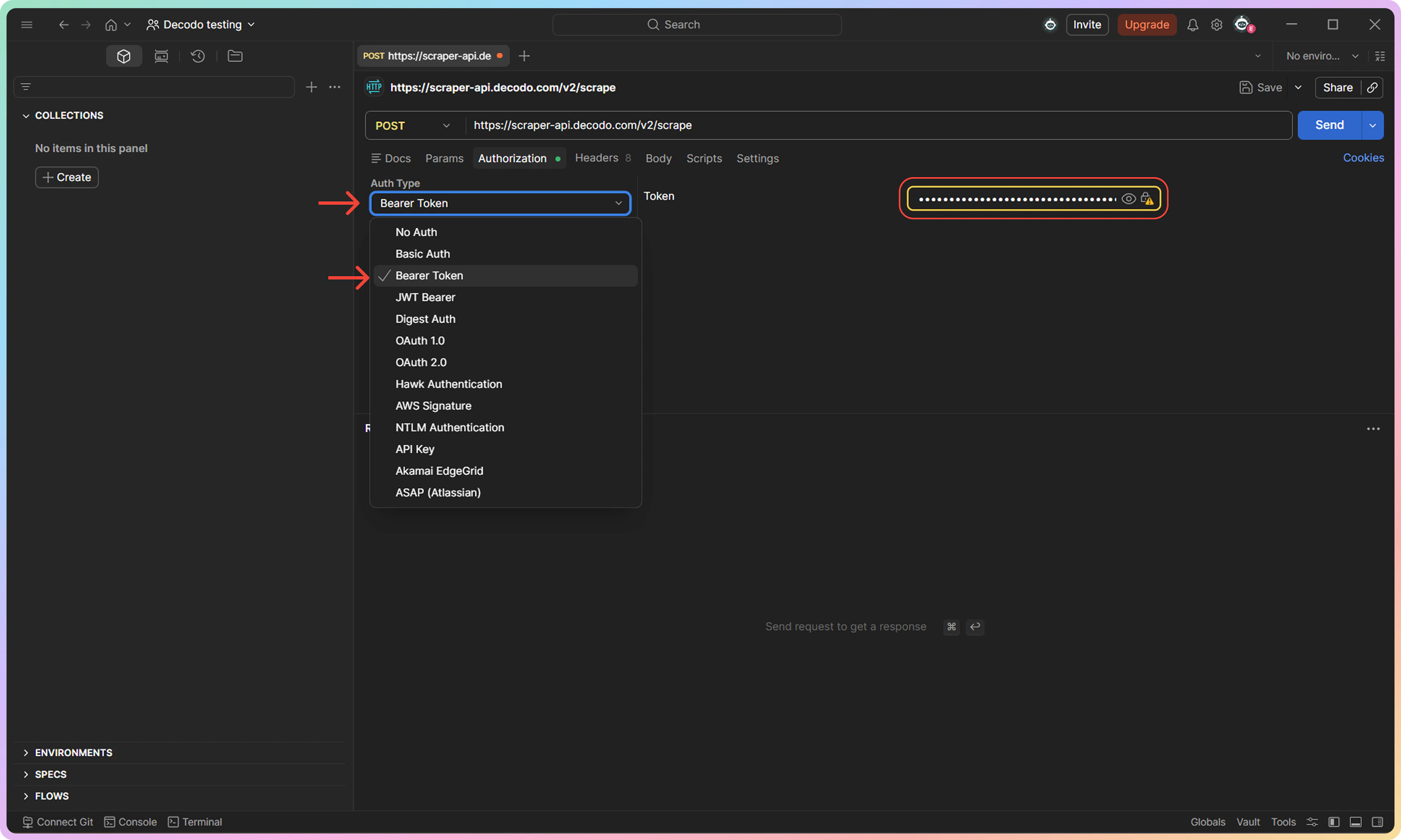 Postman Authentication