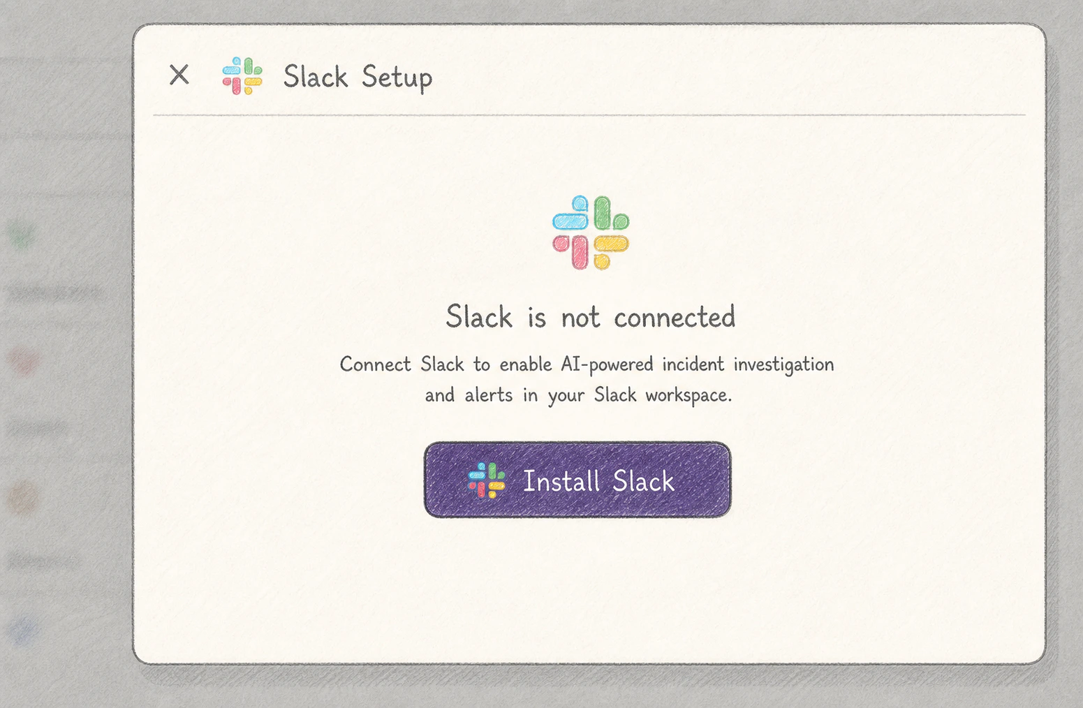 Slack OAuth authorization screen