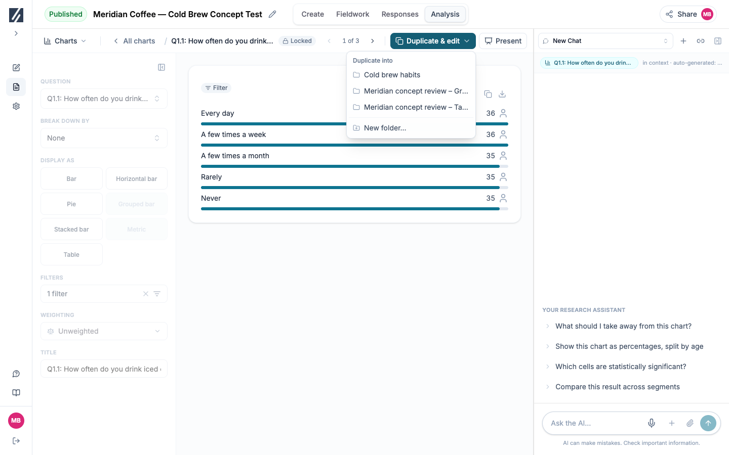 Save an edited plan chart into your story folder.
