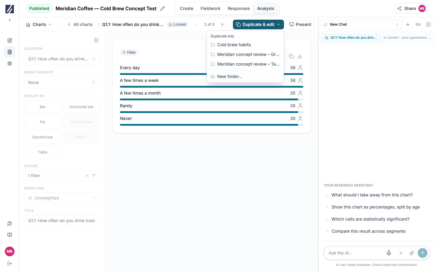 Save an edited plan chart into your story folder.