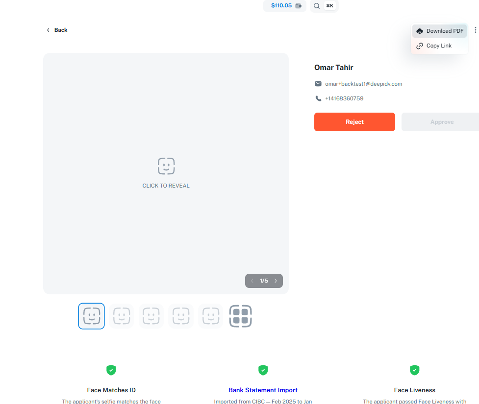 Download PDF from a session in the Admin Console