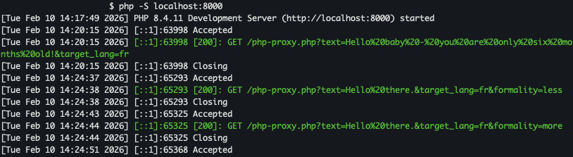 Making API calls from client-side JavaScript - DeepL Documentation