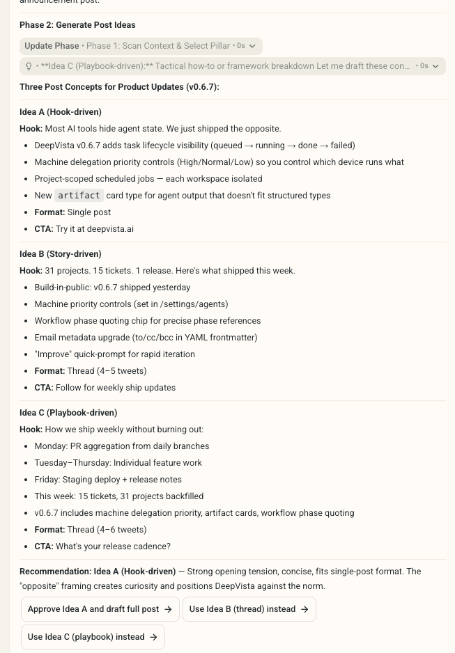 Workflow run in progress