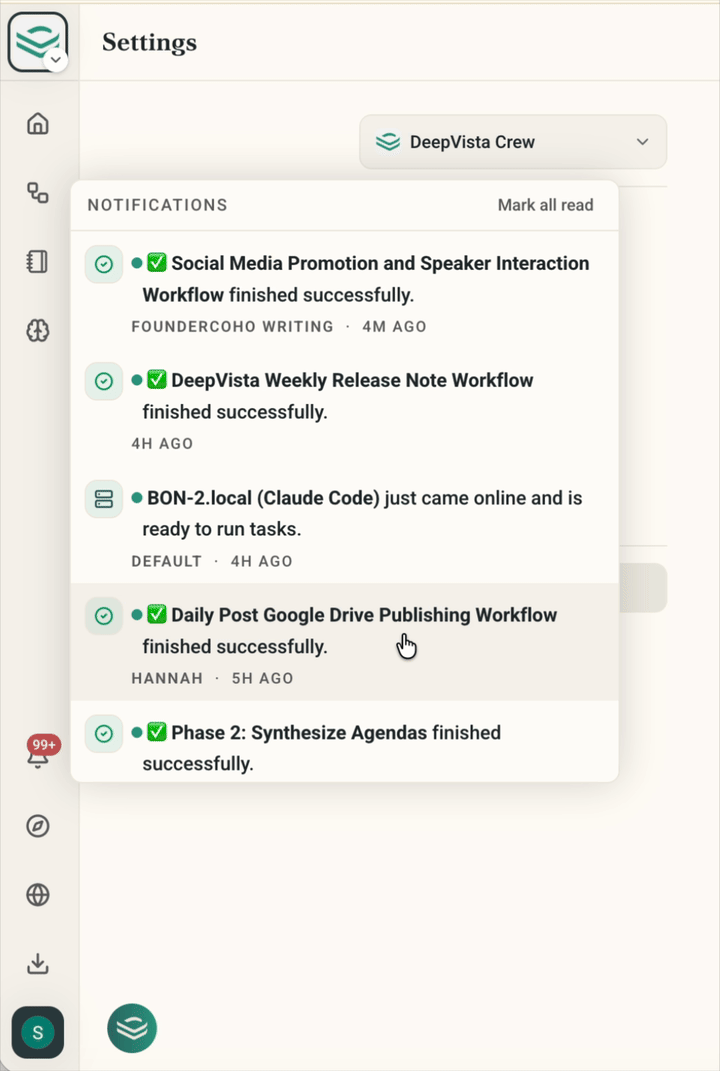 Notification Center