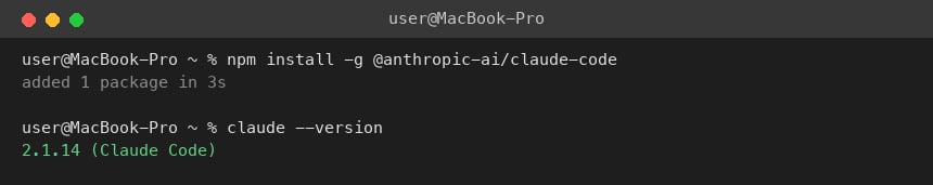 Installing the Claude Code CLI
