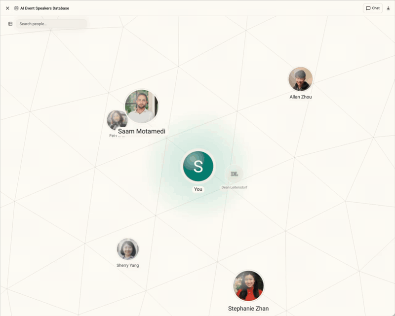 Enrich workflow populating the live graph