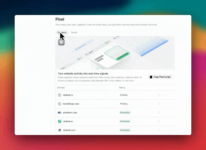Reviewing and approving captured forms on the Forms tab