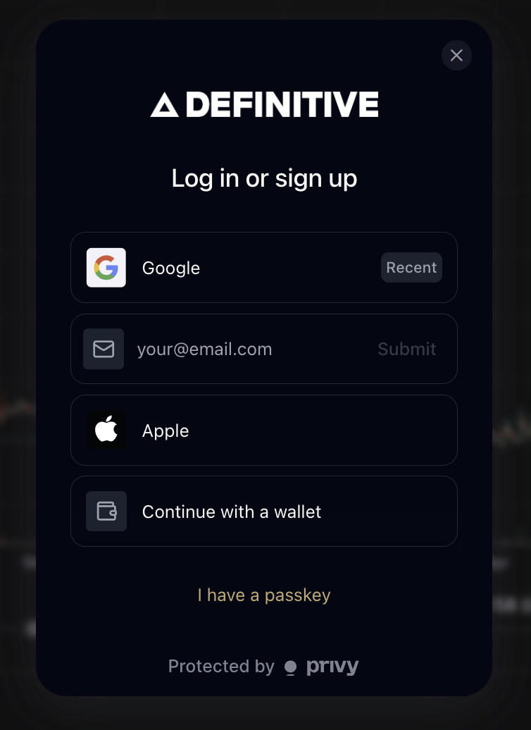 Definitive sign-in page.