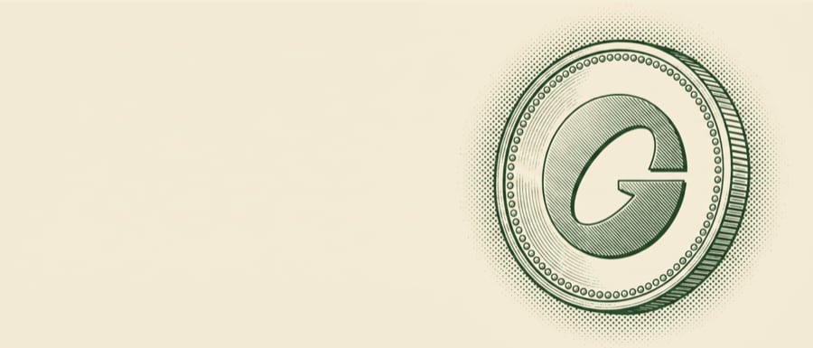 Engraved Denar coin artwork for USDG