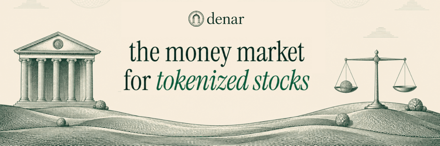 Denar — the money market for tokenized stocks