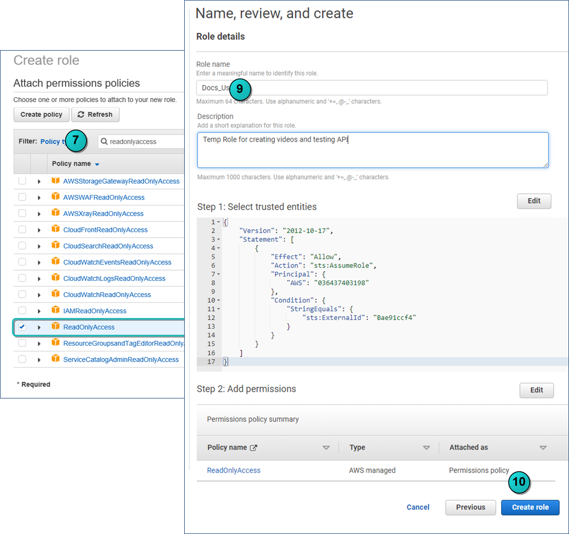 AWS Data Collection Prerequisites for an IAM Role (CloudWatch only ...