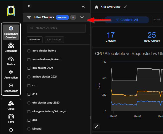 Kubex Dashboard - Kubex Docs
