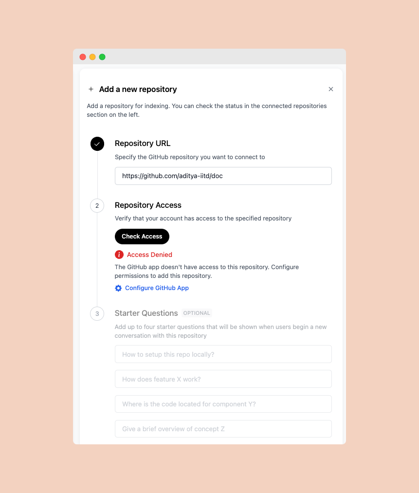 Repository Access Check