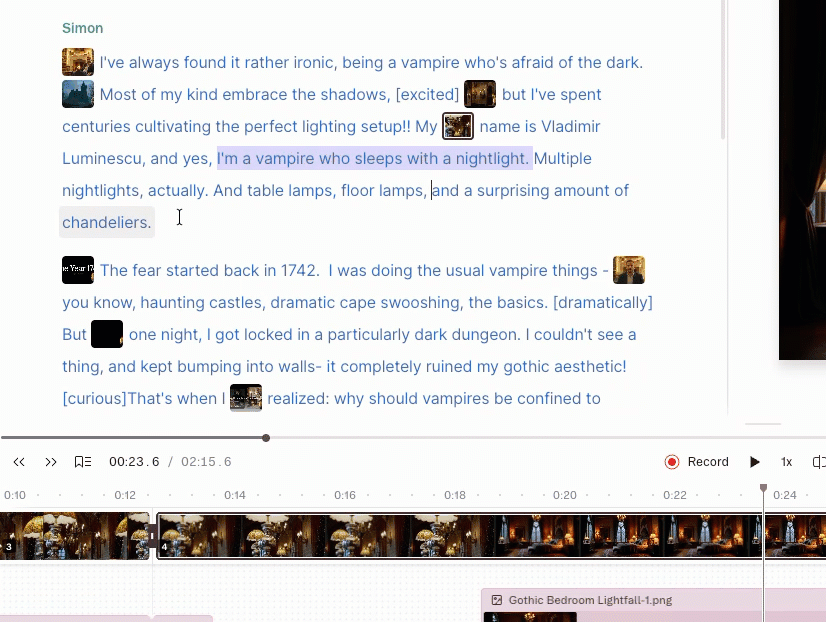 Clearing a highlight from text