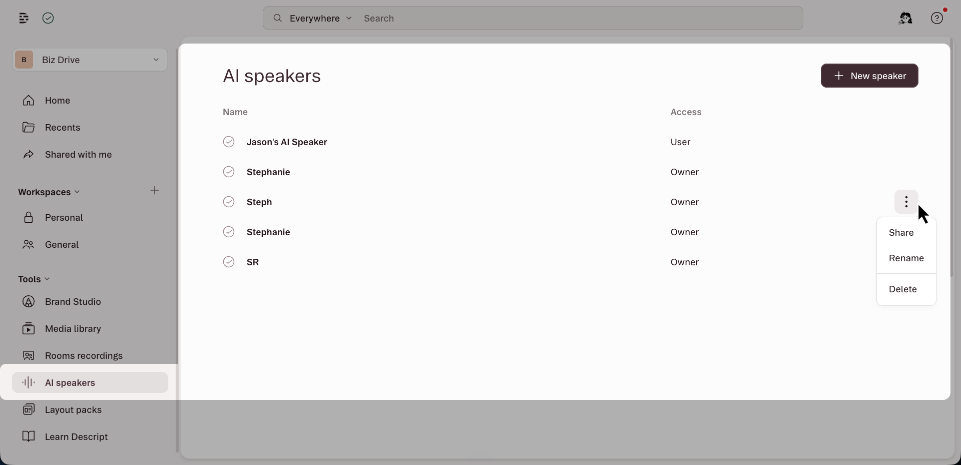 Drive View AI Speakers