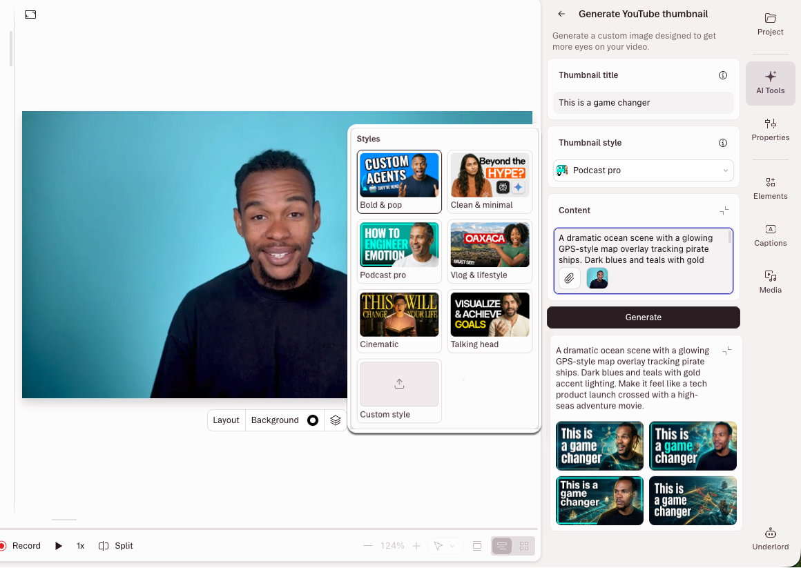 Generate You Tube Thumbnail