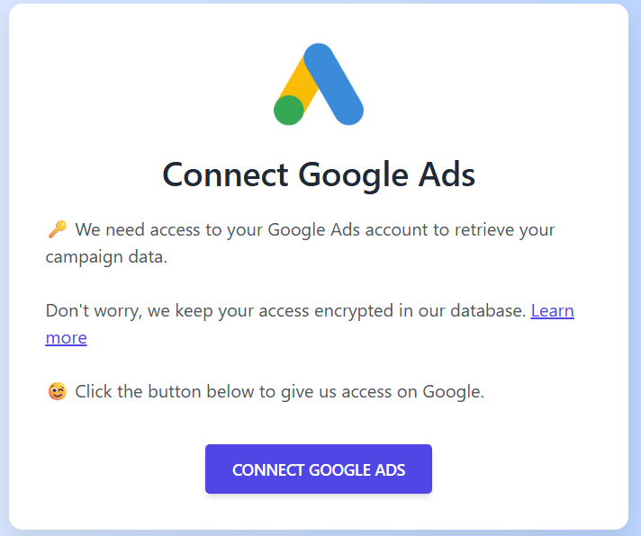 Google Ads Reconnection