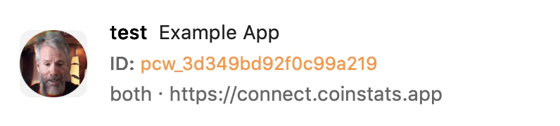 ConnectKit list screenshot
