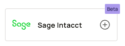 Log in to your Oleria workspace, navigate to Integrations, and select Sage Intacct.