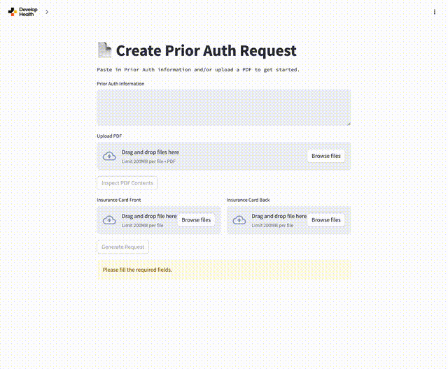 Prior Auth Demo