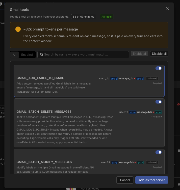 Integration tools