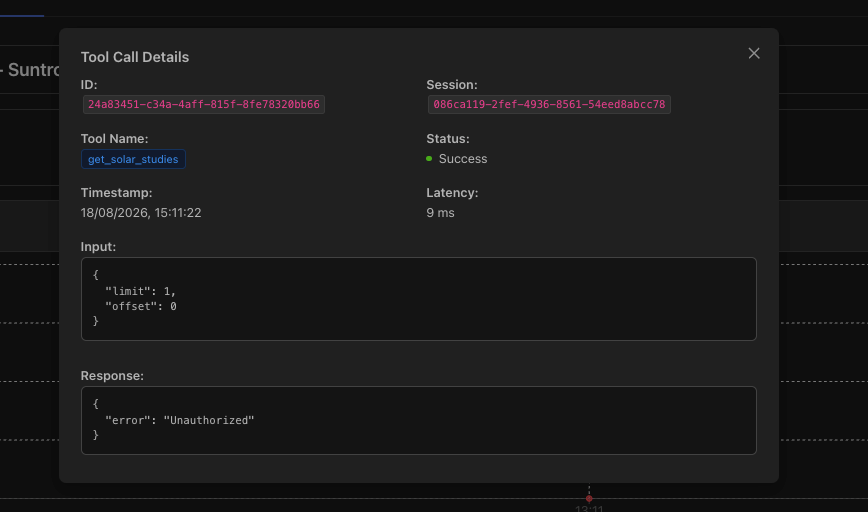 Tool calls metrics