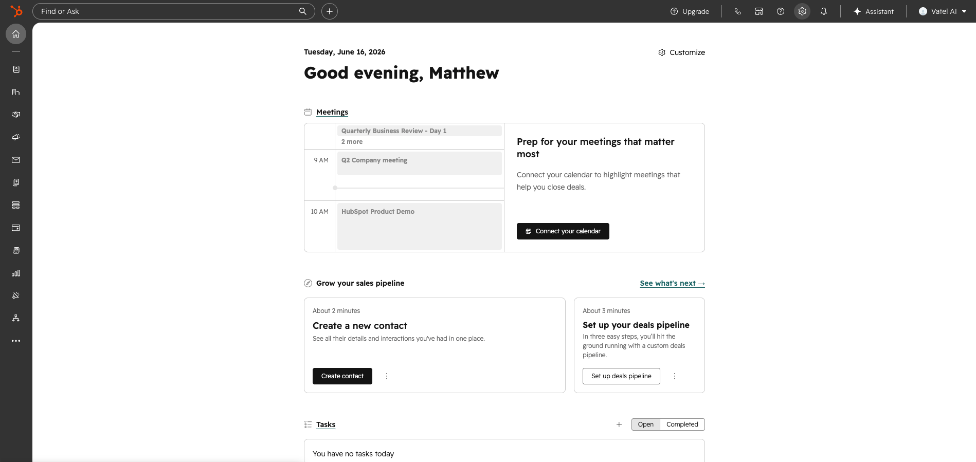 HubSpot Settings