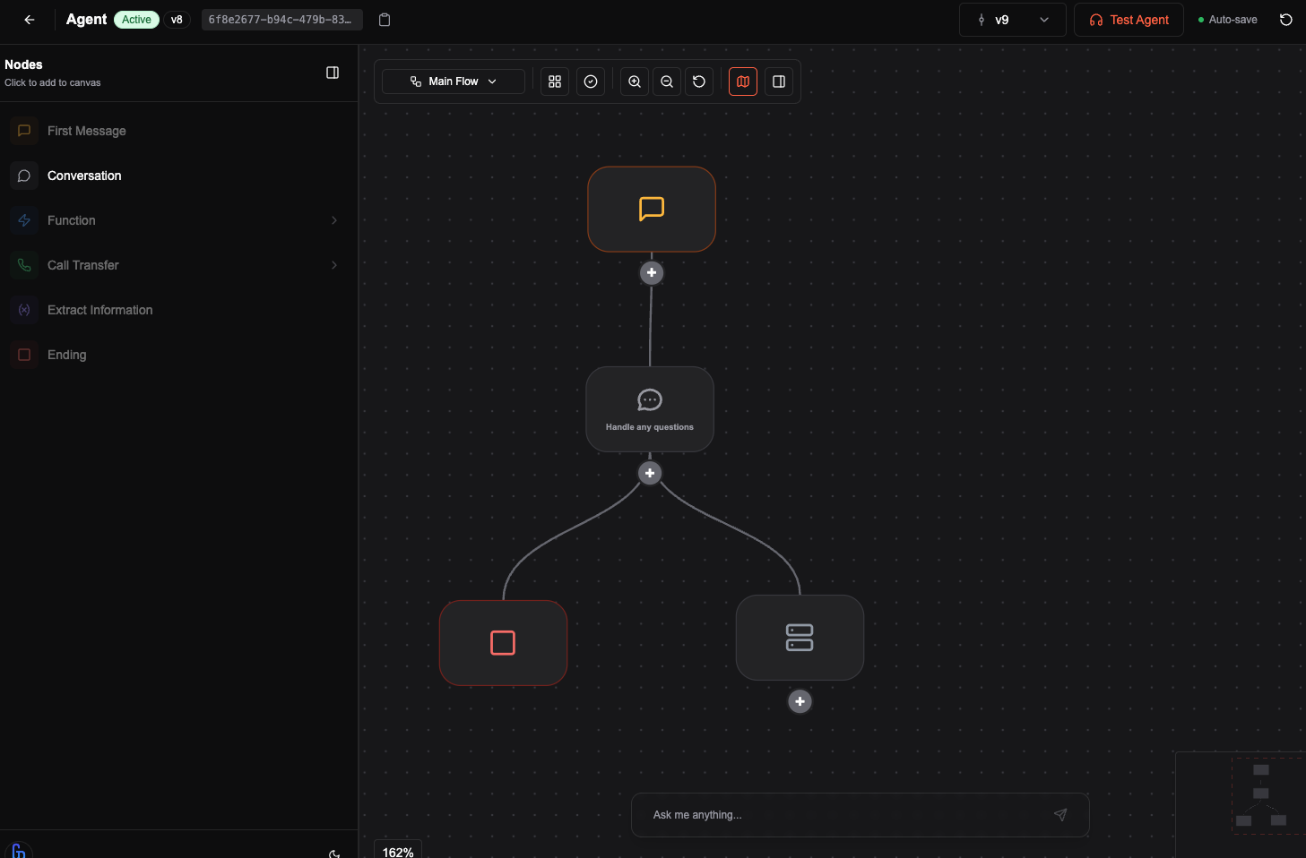Completed agent graph