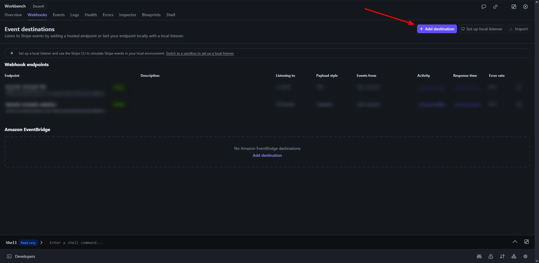 Stripe Webhook Workbench