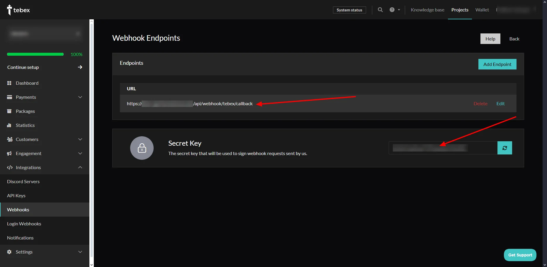 Create Webhook