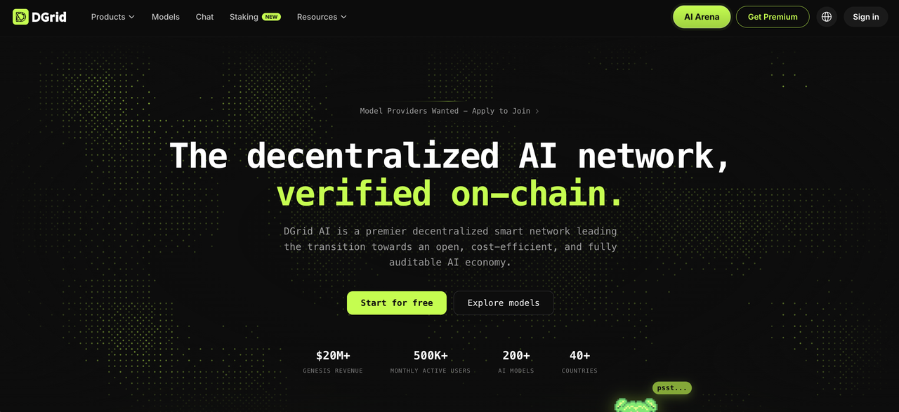 Conexión de la wallet en DGrid