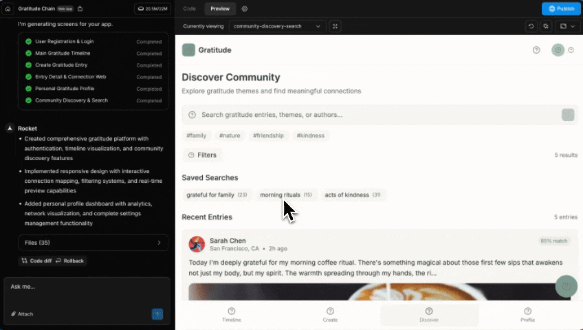 Fullscreen preview