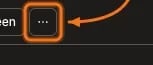Rocket preview toolbar with the three-dot overflow menu highlighted.
