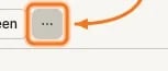 Rocket preview toolbar with the three-dot overflow menu highlighted.