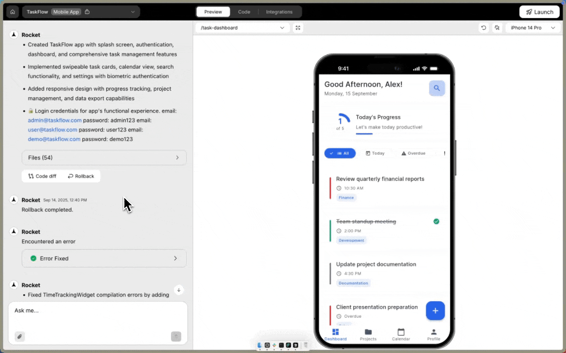 Restoring an earlier generation using the Rollback feature.