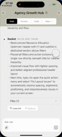 Google Analytics integration popup in chat