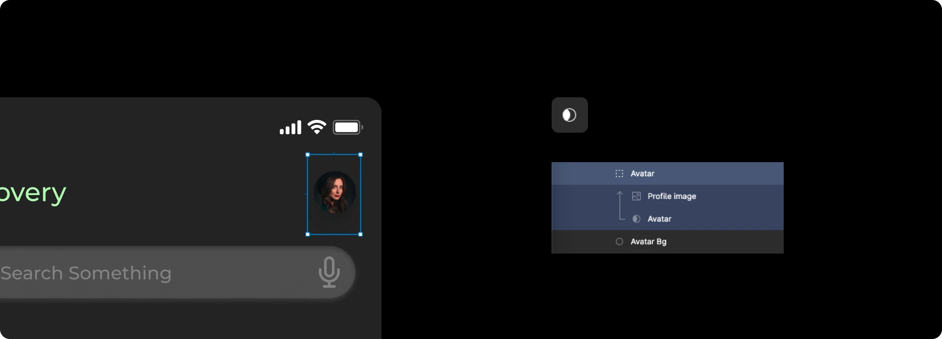 Example of image masking in Figma
