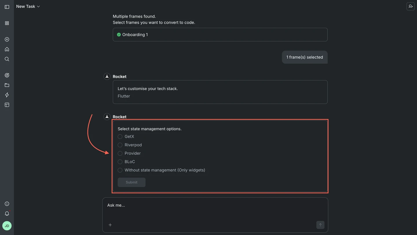 Flutter state management options