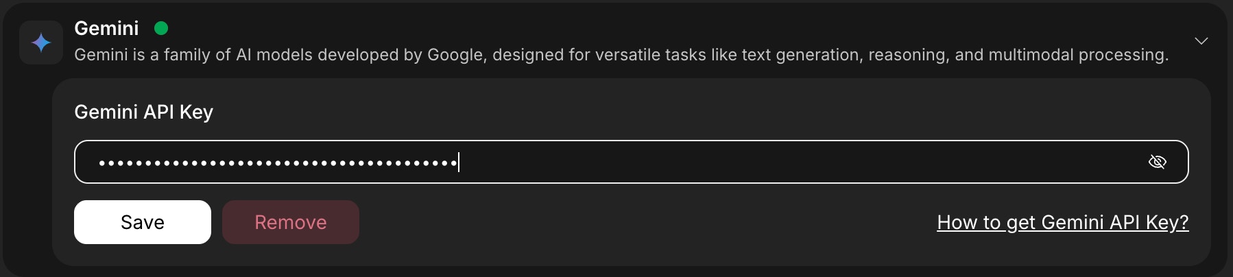 Remove Gemini integration